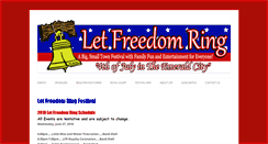 Desktop Screenshot of letfreedomringfestival.com