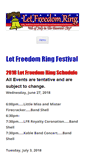 Mobile Screenshot of letfreedomringfestival.com